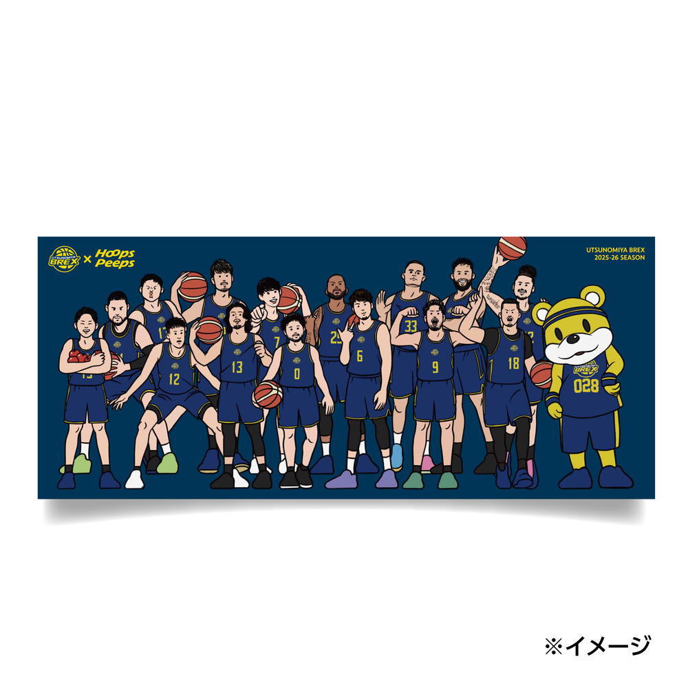 2025-26 BREX&times;Hoops Peeps タオル 詳細画像 1カラー 2