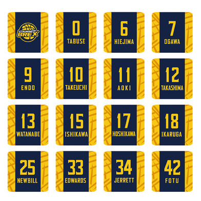 2025-26 選手リストバンド（ロゴ）ネイビー