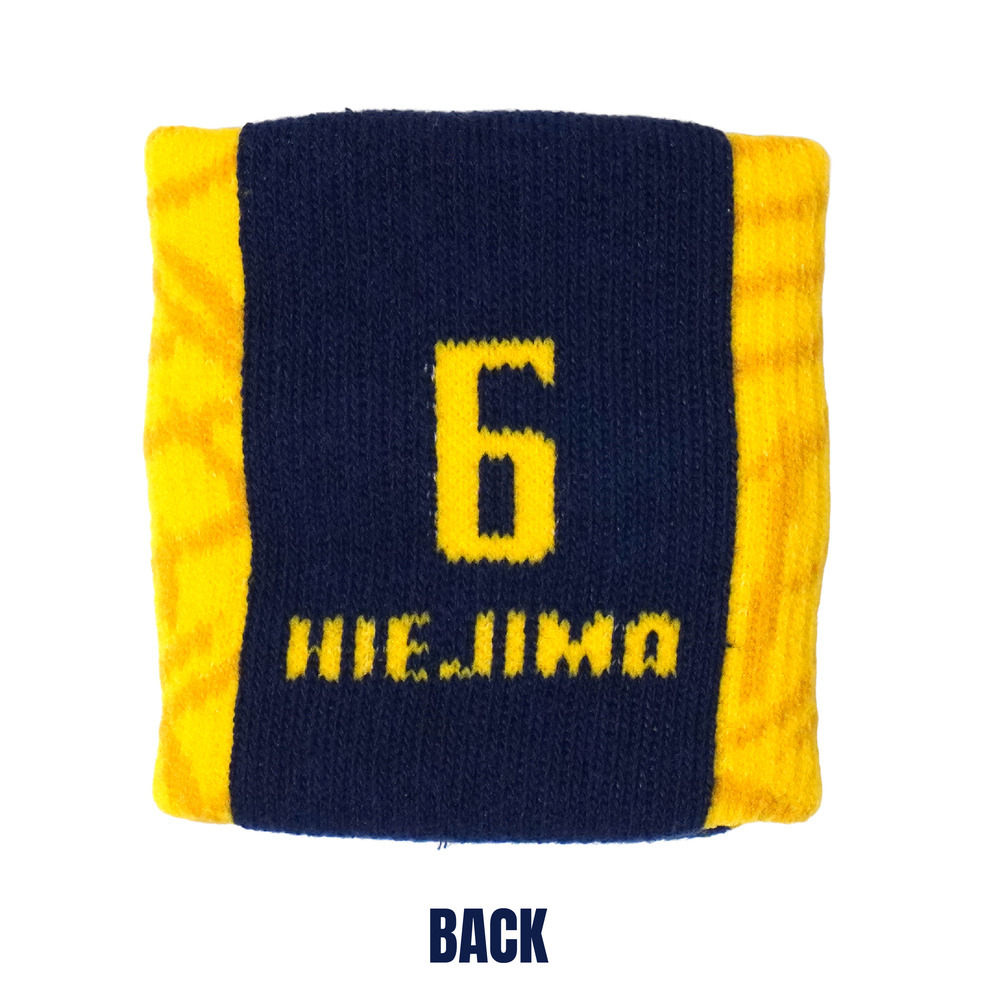 2025-26 選手リストバンド（ロゴ）ネイビー 詳細画像 #6 HIEJIMA 3