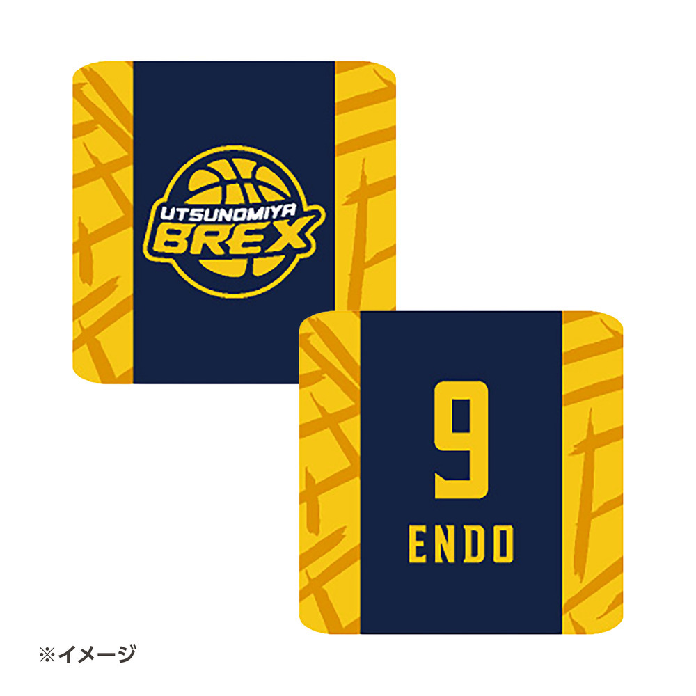 2025-26 選手リストバンド（ロゴ）ネイビー 詳細画像 #9 ENDO 1