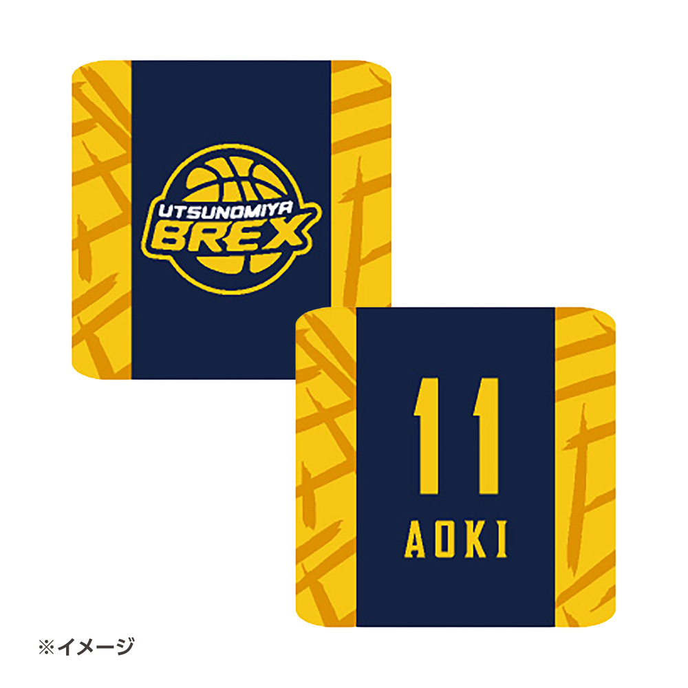 2025-26 選手リストバンド（ロゴ）ネイビー 詳細画像 #11 AOKI 1