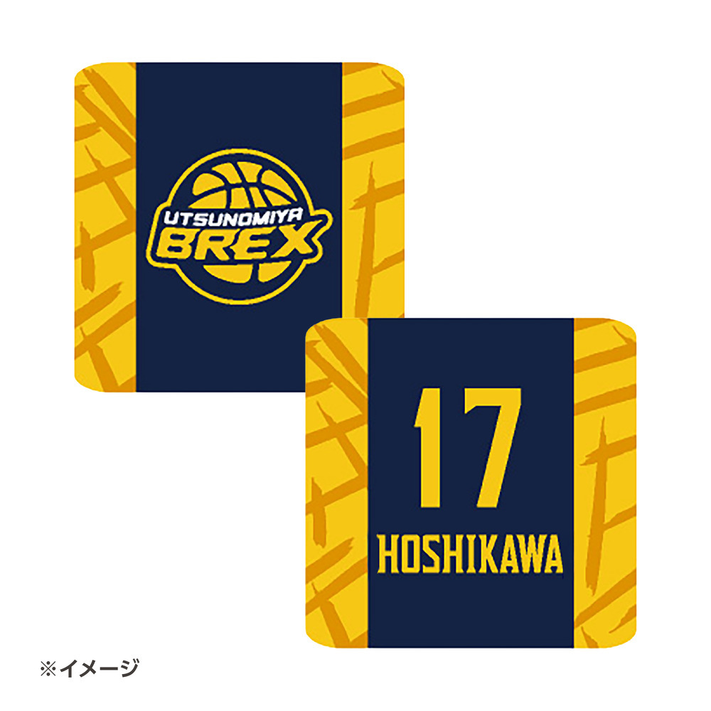 2025-26 選手リストバンド（ロゴ）ネイビー 詳細画像 #17 HOSHIKAWA 1