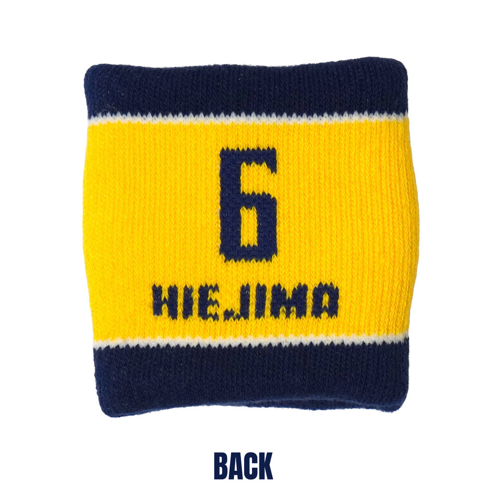 2025-26 選手リストバンド（BREX）イエロー 詳細画像 #6 HIEJIMA 3