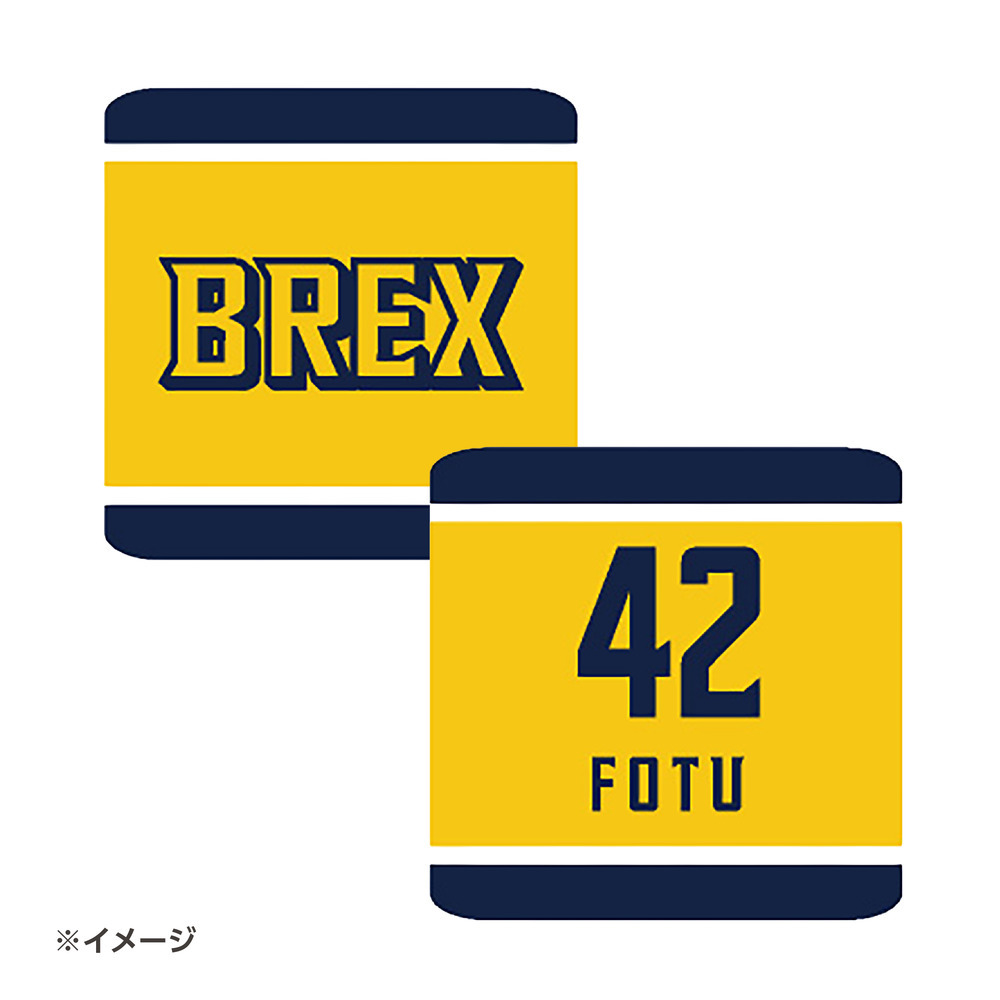 2025-26 選手リストバンド（BREX）イエロー 詳細画像 #42 FOTU 1