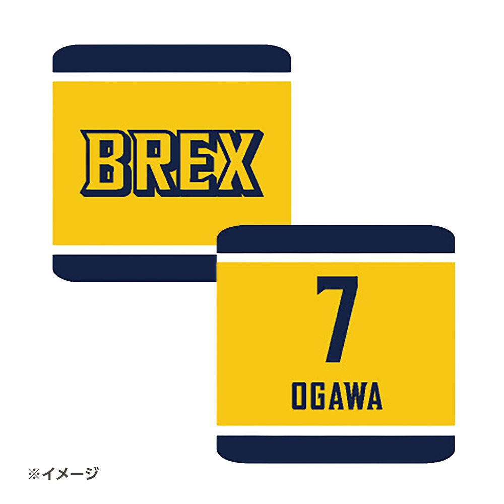 2025-26 選手リストバンド（BREX）イエロー 詳細画像 #7 OGAWA 1