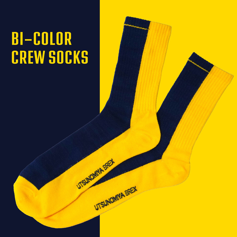 バイカラークルーソックス 詳細画像 1カラー 1