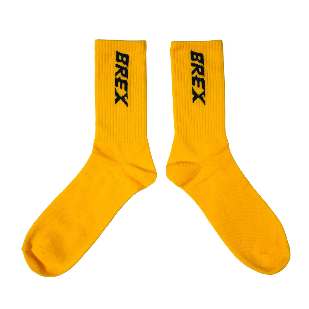 BREXイエロークルーソックス 詳細画像 1カラー 3