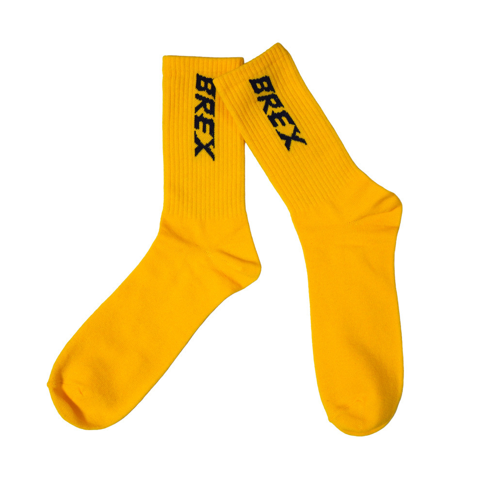 BREXイエロークルーソックス 詳細画像 1カラー 4