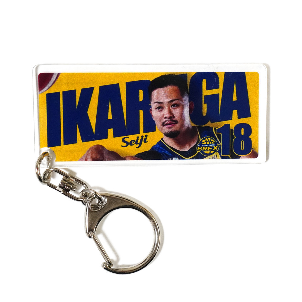 2025-26 選手フェイスタオル NAMEキーホルダー 詳細画像 #18 IKARUGA 1