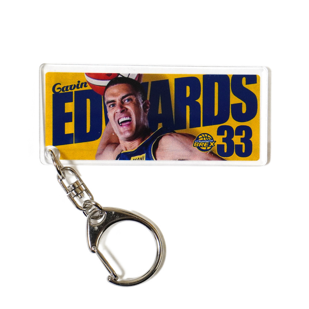 2025-26 選手フェイスタオル NAMEキーホルダー 詳細画像 #33 EDWARDS 1