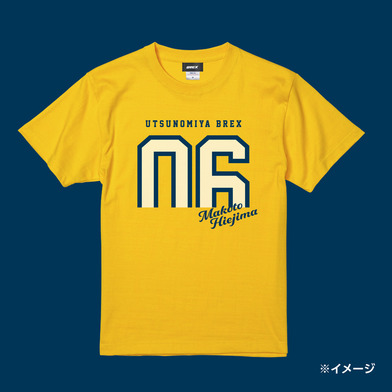 《予約受付 1/31(土)18:00～ 2/6(金)12:00》2025-26 選手カジュアルナンバーTシャツ カナリヤイエロー
