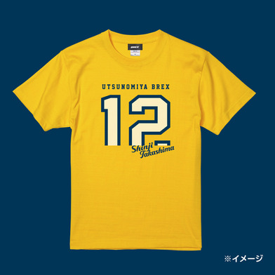 《予約受付 1/31(土)18:00～ 2/6(金)12:00》2025-26 選手カジュアルナンバーTシャツ カナリヤイエロー