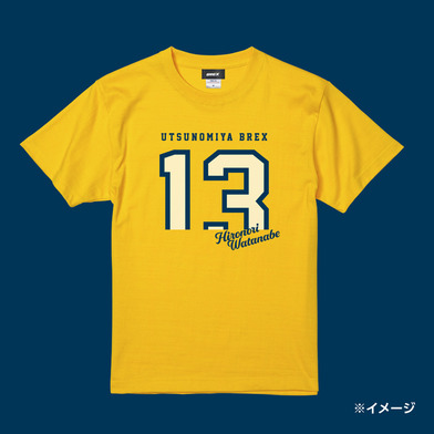 《予約受付 1/31(土)18:00～ 2/6(金)12:00》2025-26 選手カジュアルナンバーTシャツ カナリヤイエロー