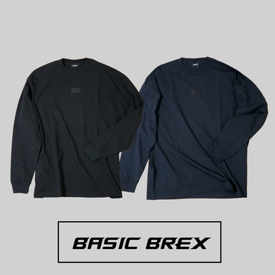 BASIC BREXワンポイントヘビーウェイトロンT（ウーブンパッチ）