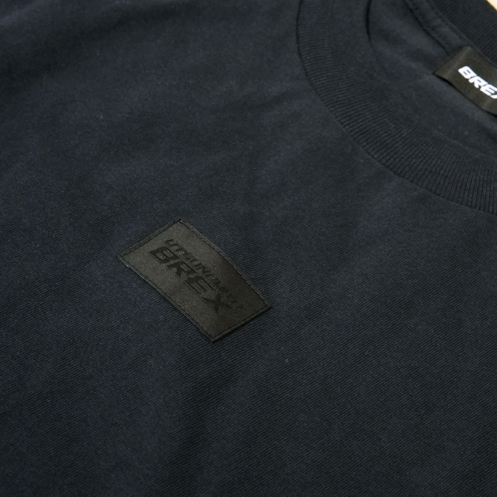 BASIC BREXワンポイントヘビーウェイトロンT（ウーブンパッチ） 詳細画像 ネイビー 2