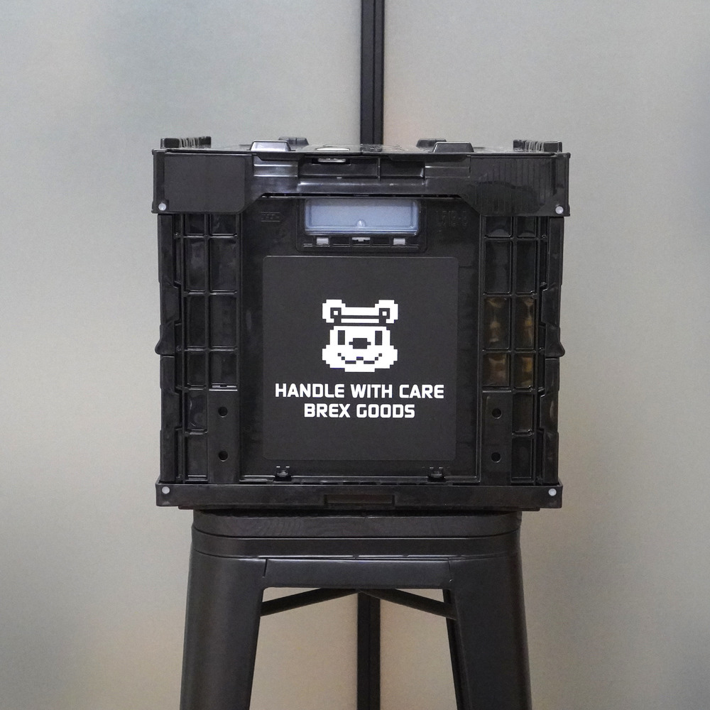 BREX折りたたみ収納BOX（フタ付50.4L）ブラック 詳細画像 1カラー 7