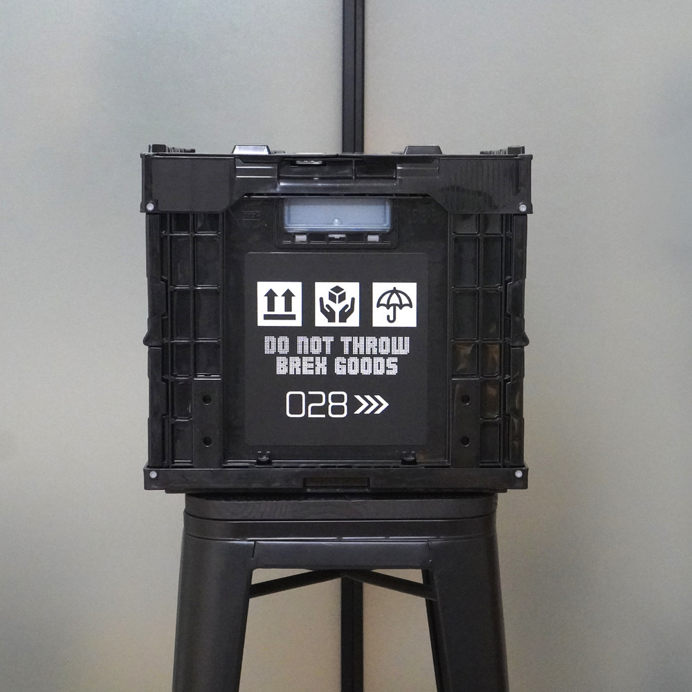 BREX折りたたみ収納BOX（フタ付50.4L）ブラック 詳細画像 1カラー 8