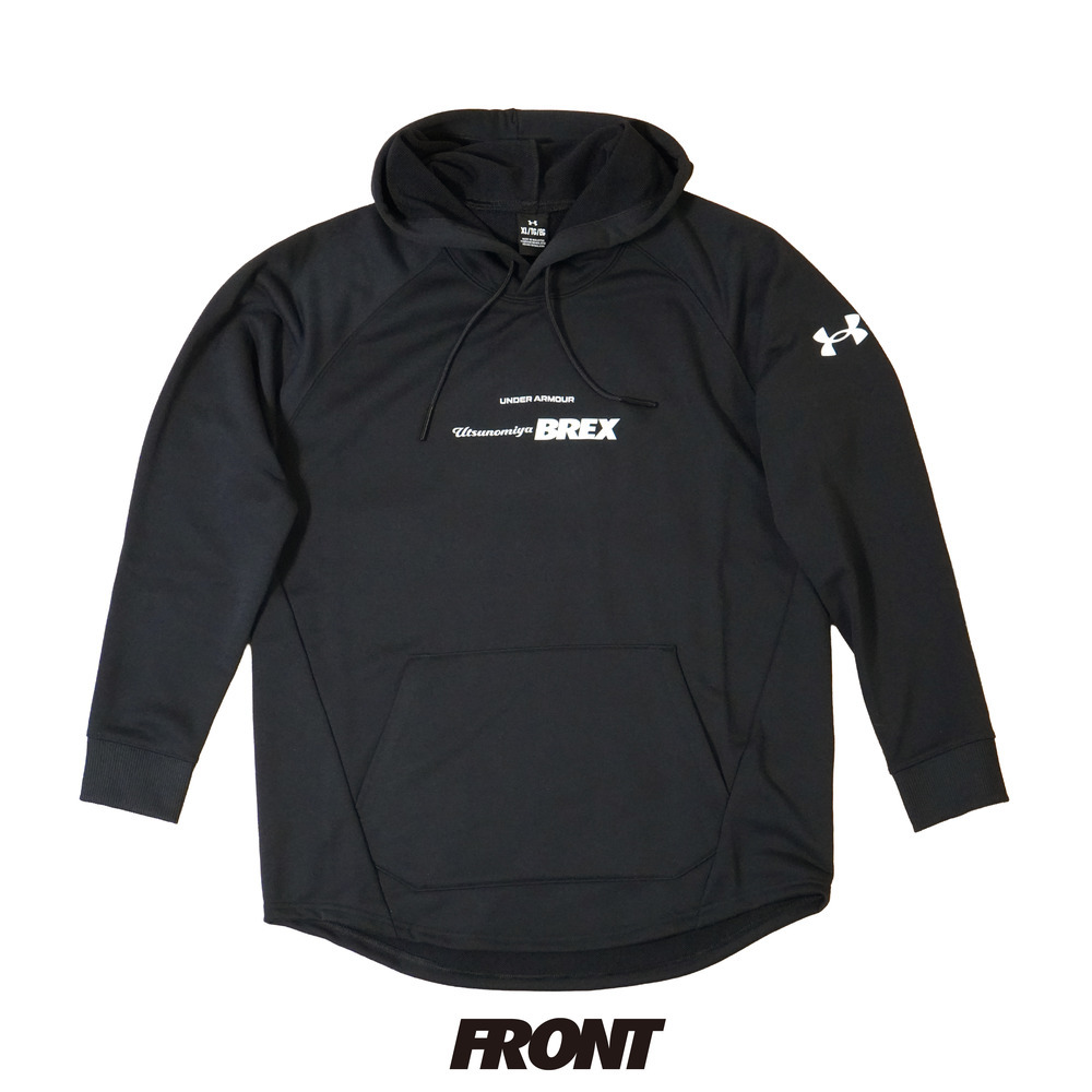 UA BREX S-TEXT ロングスウェットフーディー 詳細画像 1カラー 2