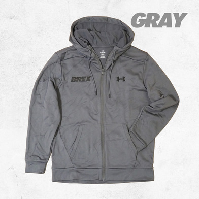 UA BREX S-TEXT フリースフルジップフーディー