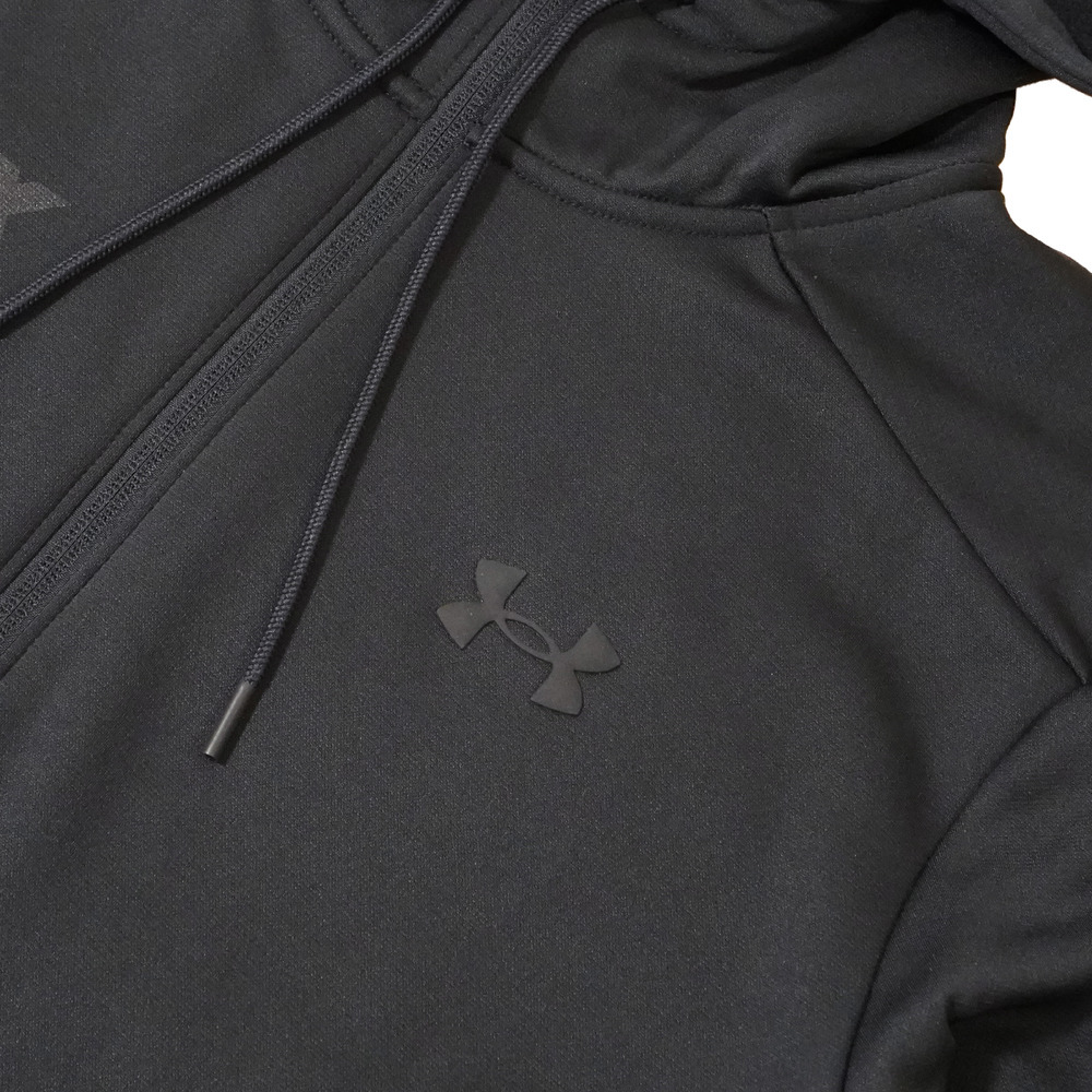 UA BREX S-TEXT フリースフルジップフーディー 詳細画像 ブラック 8