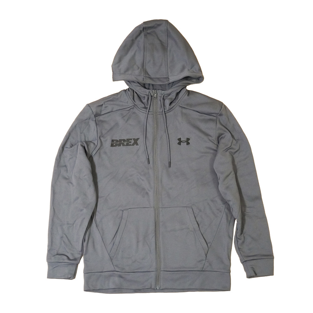 UA BREX S-TEXT フリースフルジップフーディー 詳細画像 グレー 4