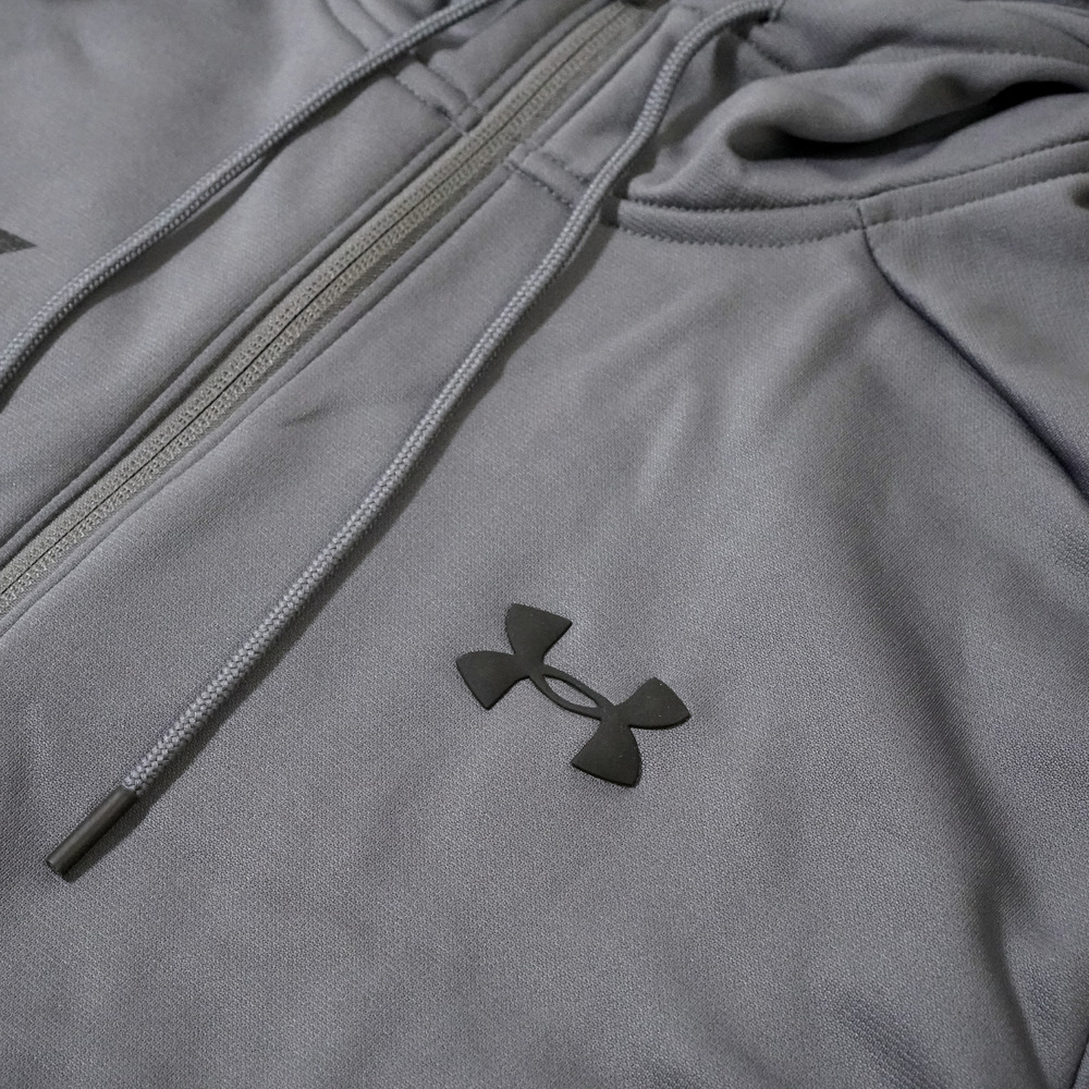 UA BREX S-TEXT フリースフルジップフーディー 詳細画像 グレー 7