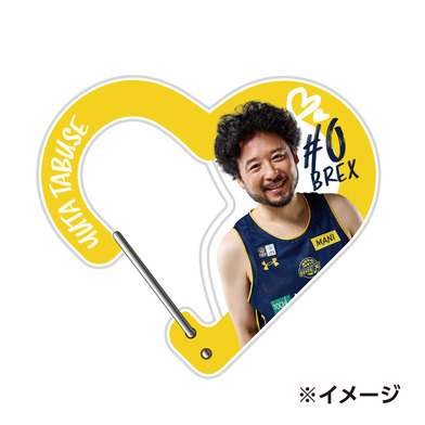 2025-26 選手アクリルハート型カラビナ