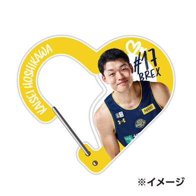 2025-26 選手アクリルハート型カラビナ