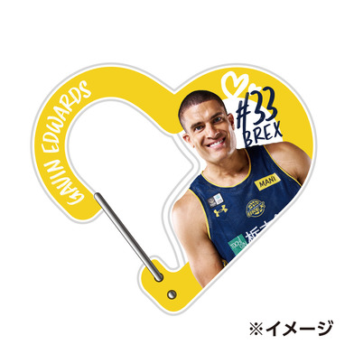 2025-26 選手アクリルハート型カラビナ