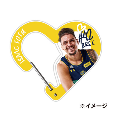 2025-26 選手アクリルハート型カラビナ