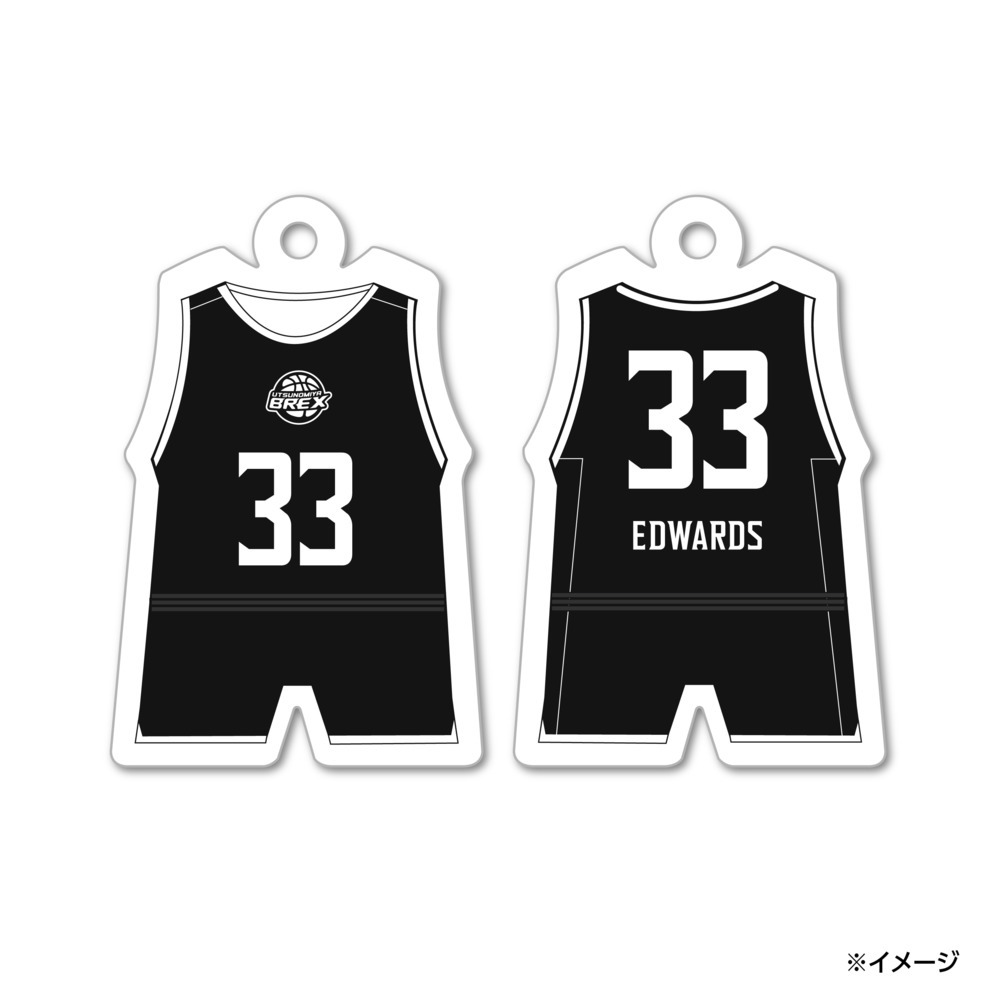 2025-26 選手アクリルキーホルダー(3rd)  詳細画像 #33 EDWARDS 1