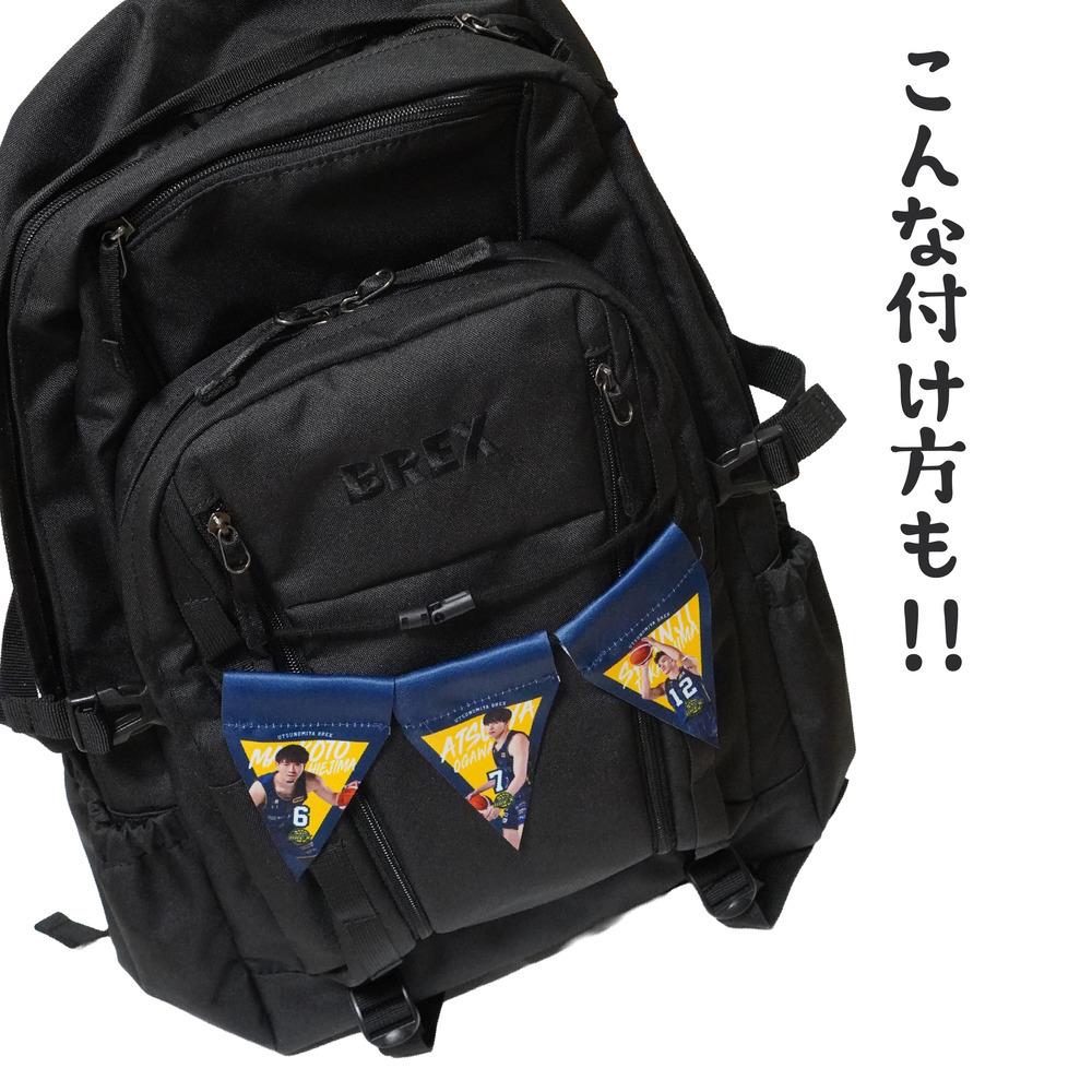 2025-26 選手ミニガーランド（連結フラッグ）  詳細画像 #0 TABUSE 3