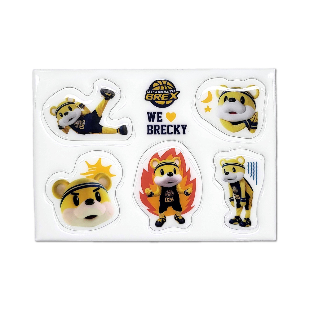 ぷっくりシール（ブレッキースタンプ実写版） 詳細画像 1カラー 3