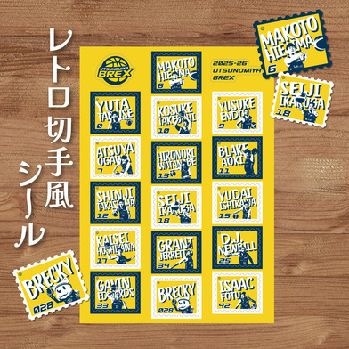 2025-26 選手バナーデザイン ステッカー