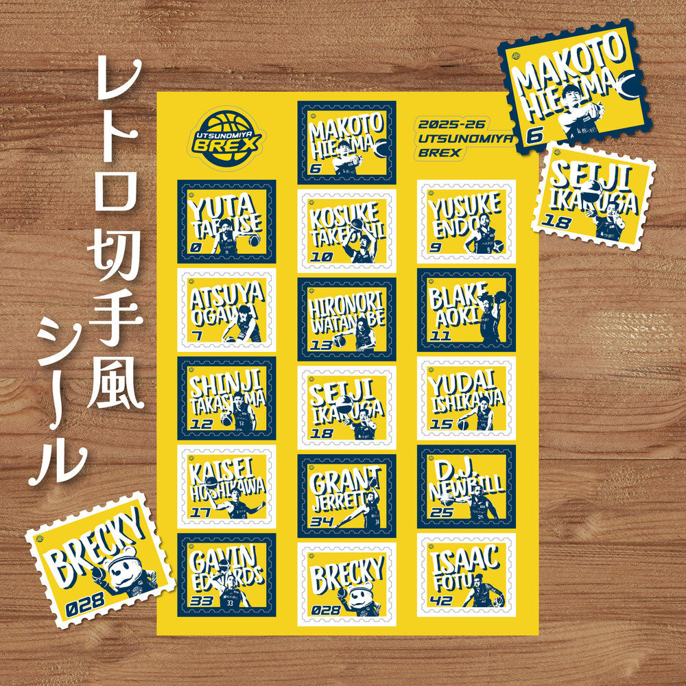 2025-26 選手バナーデザイン ステッカー 詳細画像 1カラー 1