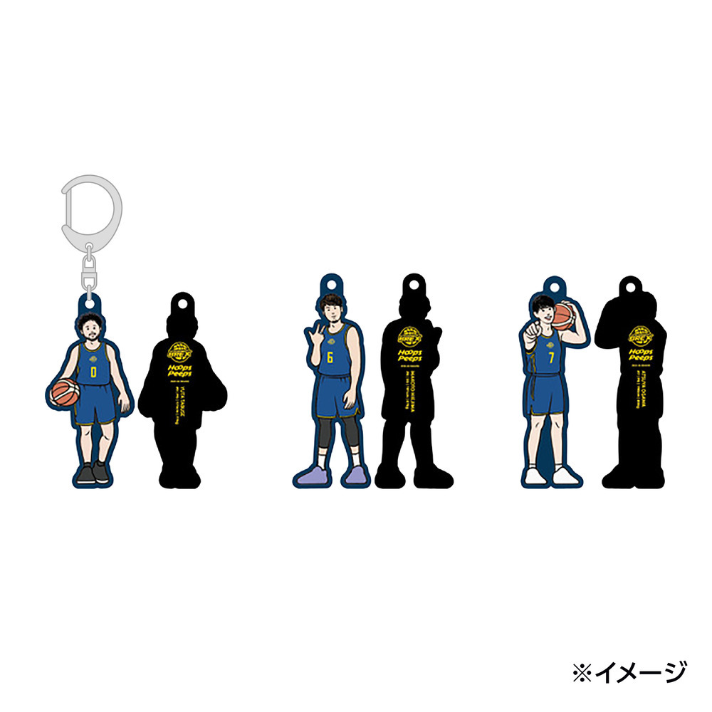2025-26 BREX&times;Hoops Peeps アクリルキーホルダー（ランダム5枚セット） 詳細画像 1カラー 2