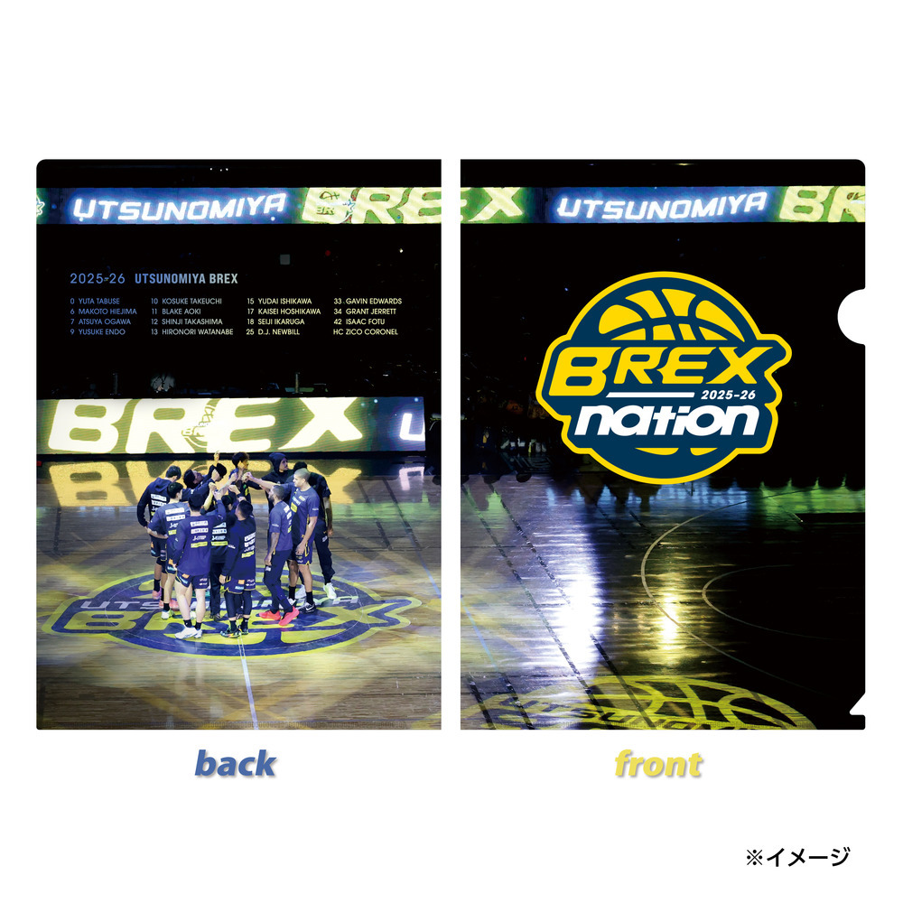 2025-26 BREX NATION クリアファイル 詳細画像 1カラー 2