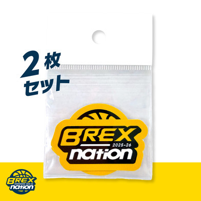 2025-26 BREX NATION miniステッカー（2枚セット）