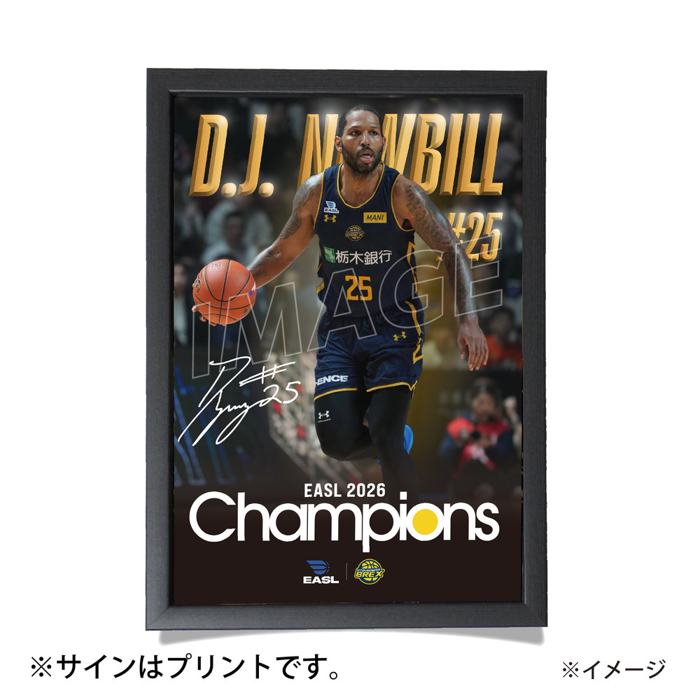 《予約受付 4/24(金)18:00～5/1(金)12:00》【予約販売】BREX EASL 2026 チャンピオン記念メタルポスター 詳細画像 #25 NEWBILL 2