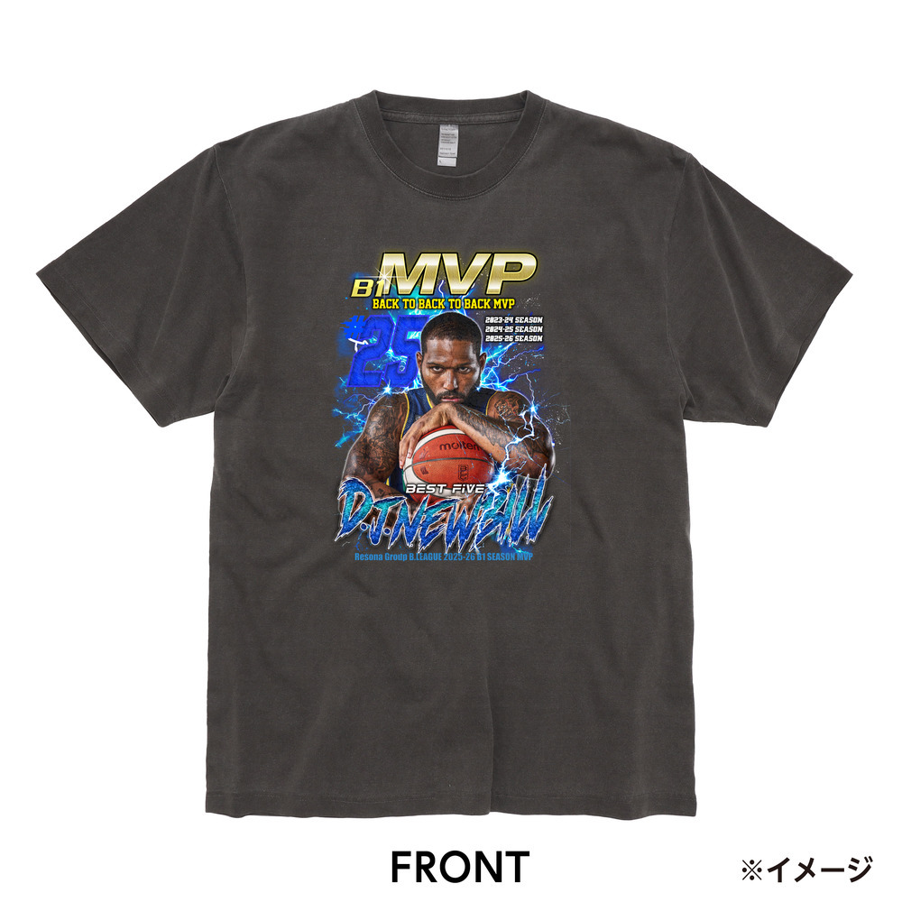 《予約受付 6/9(火)18:00～6/15(月)12:00》【予約販売】2025-26 MVP & BEST FIVE #25 NEWBILL Tシャツ（Iconic）  詳細画像 1カラー 2