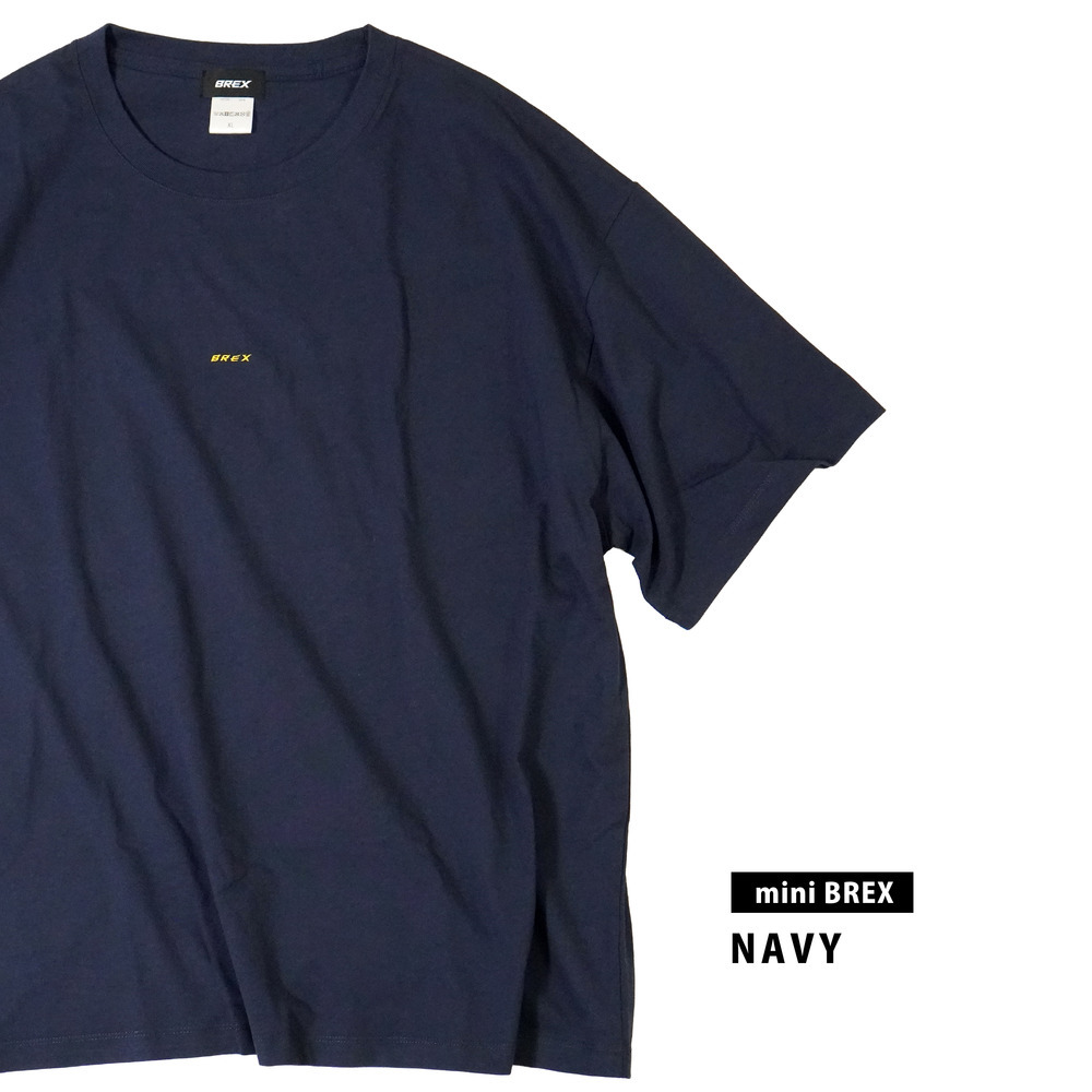 BASIC BREXワンポイントTシャツ（miniロゴ）  詳細画像 ネイビー 1