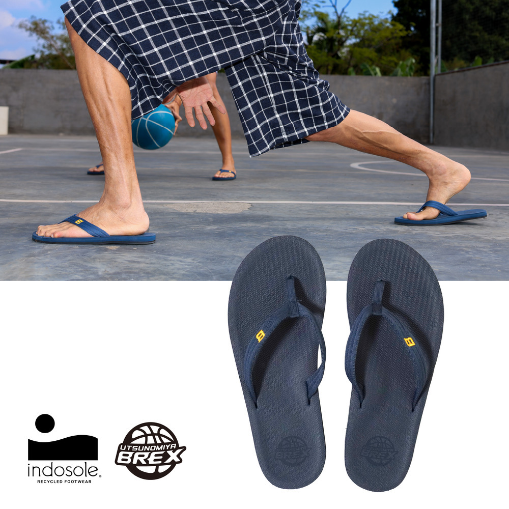 indosole &times; BREX EASY LIVING FLIP FLOPS 詳細画像 ネイビー 1