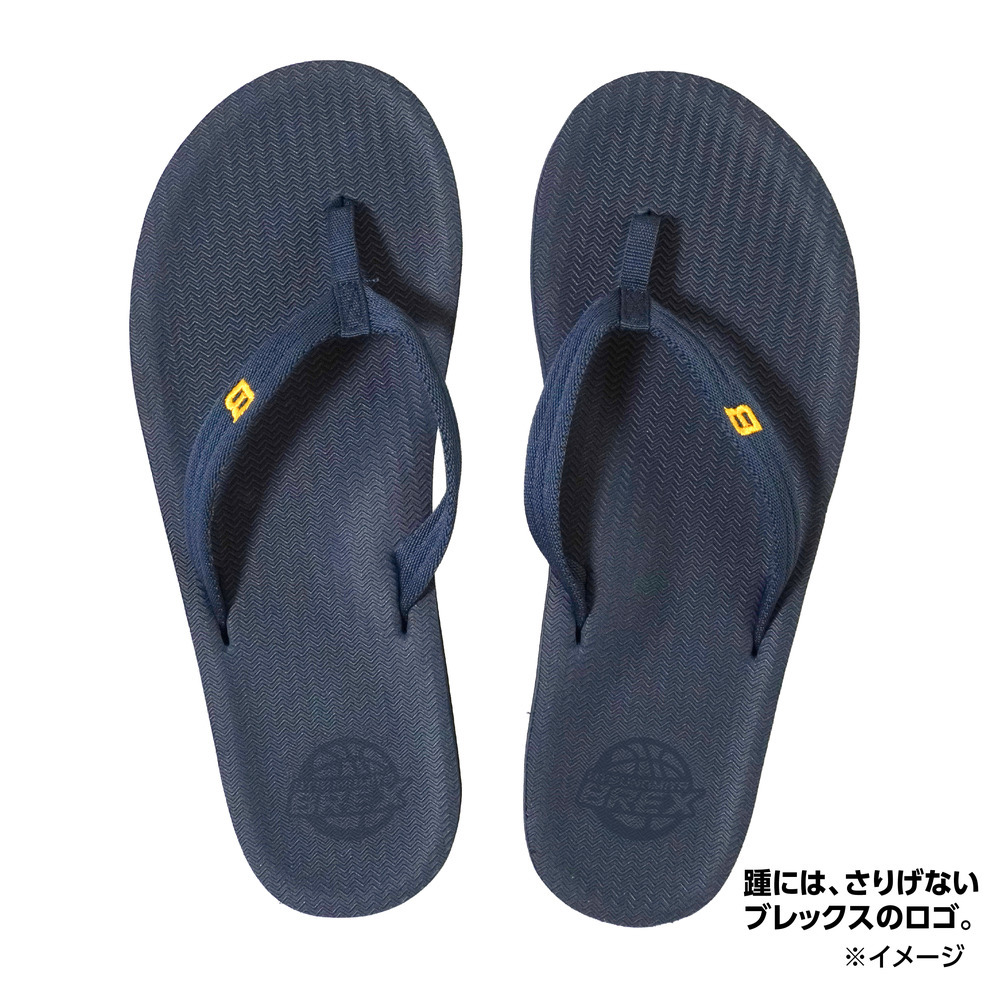 indosole &times; BREX EASY LIVING FLIP FLOPS 詳細画像 ネイビー 2
