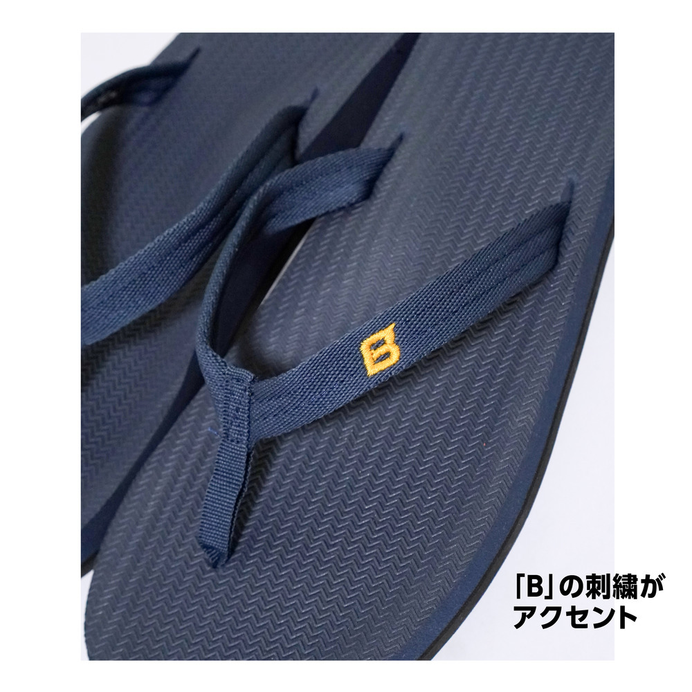indosole &times; BREX EASY LIVING FLIP FLOPS 詳細画像 ネイビー 3
