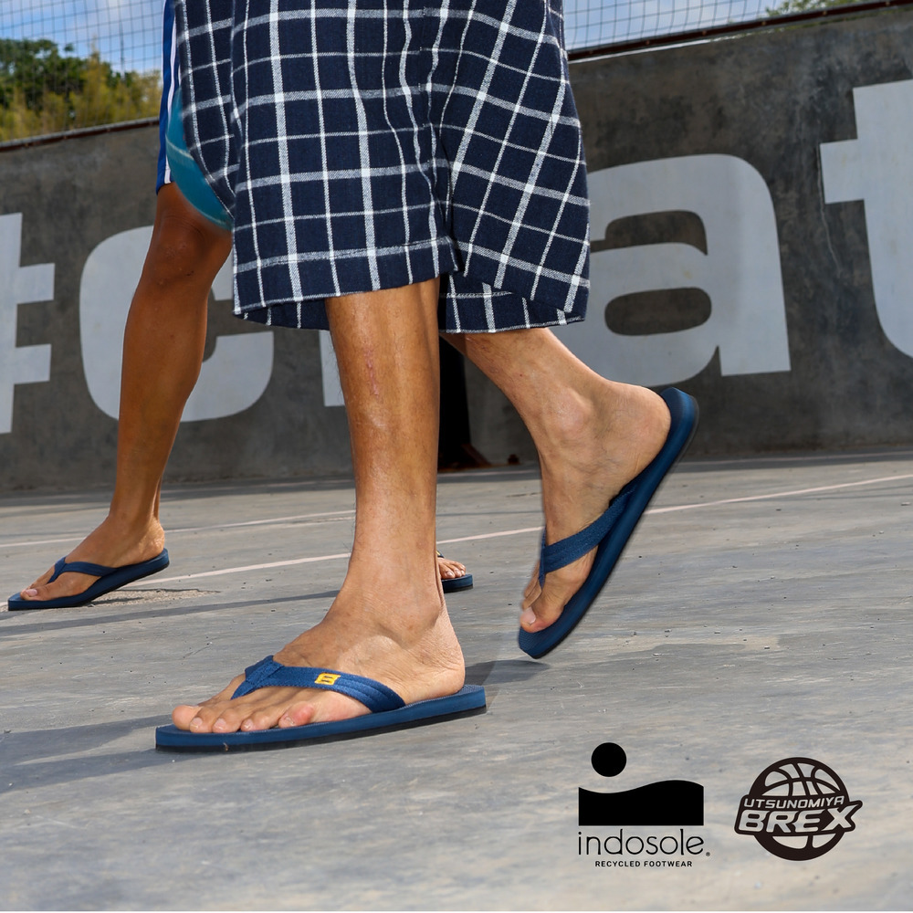 indosole &times; BREX EASY LIVING FLIP FLOPS 詳細画像 ネイビー 4