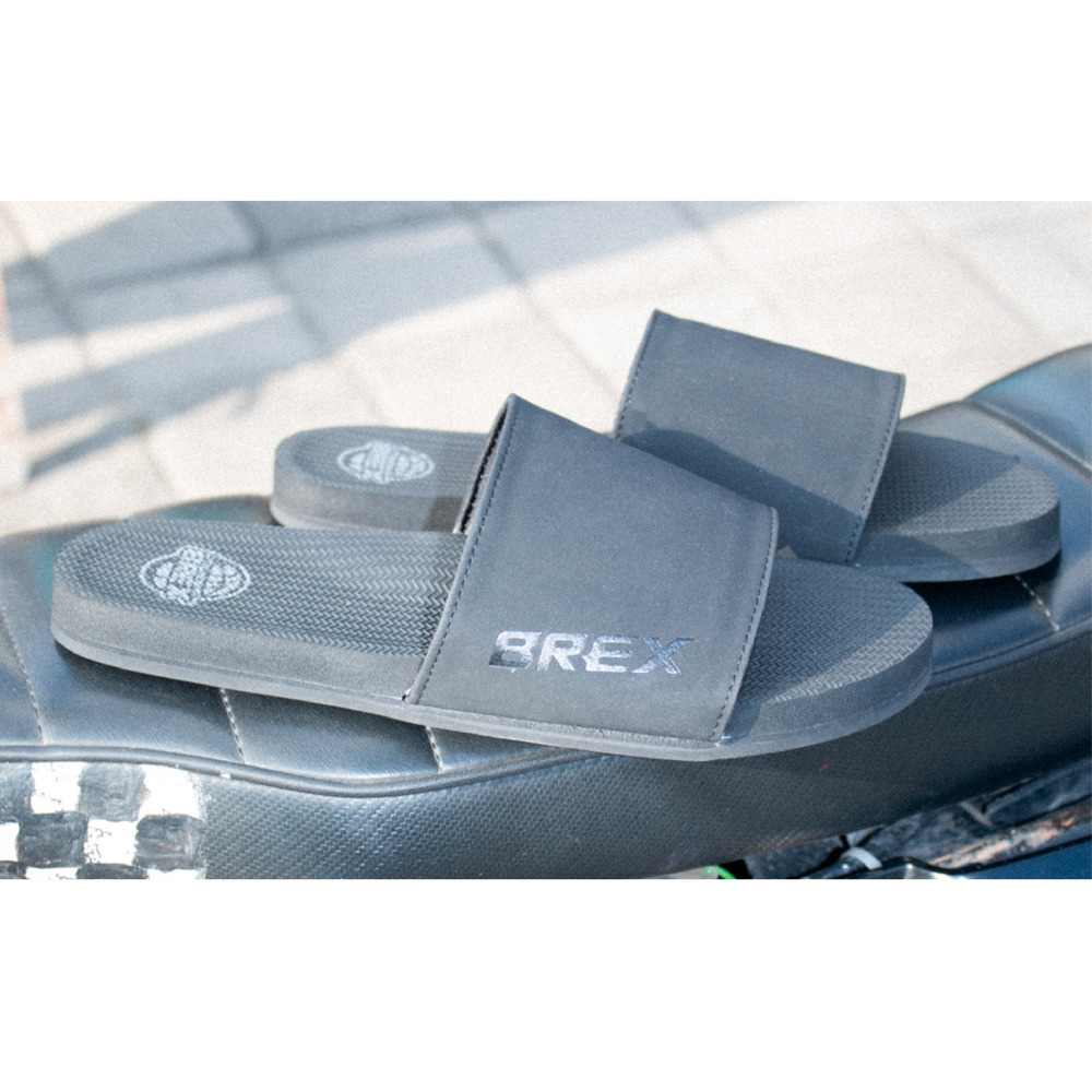 indosole &times; BREX ESSNTLS SLIDE 詳細画像 ブラック 4