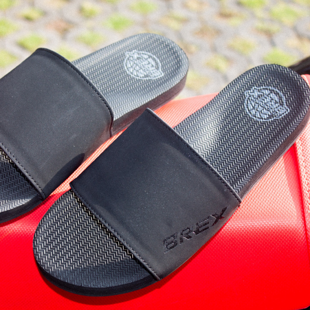 indosole &times; BREX ESSNTLS SLIDE 詳細画像 ブラック 5
