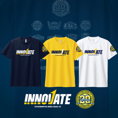 2026-27 スローガンTシャツ「INNOVATE」