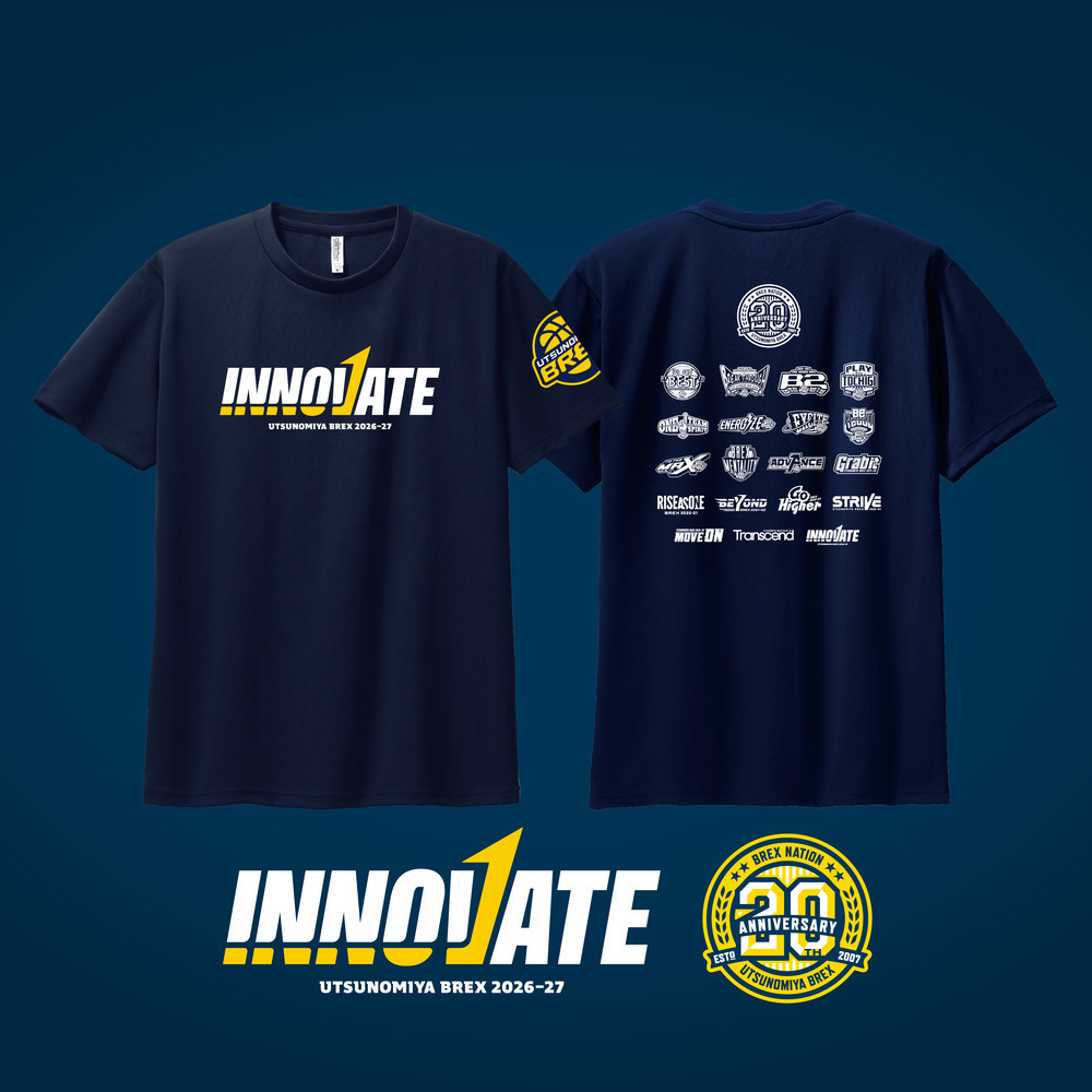 2026-27 スローガンTシャツ「INNOVATE」 詳細画像 ネイビー 1