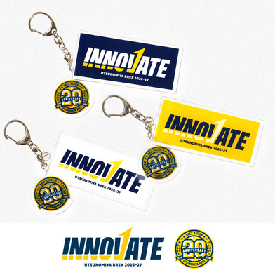 2026-27 シーズンキーホルダー「INNOVATE」20thチャーム付